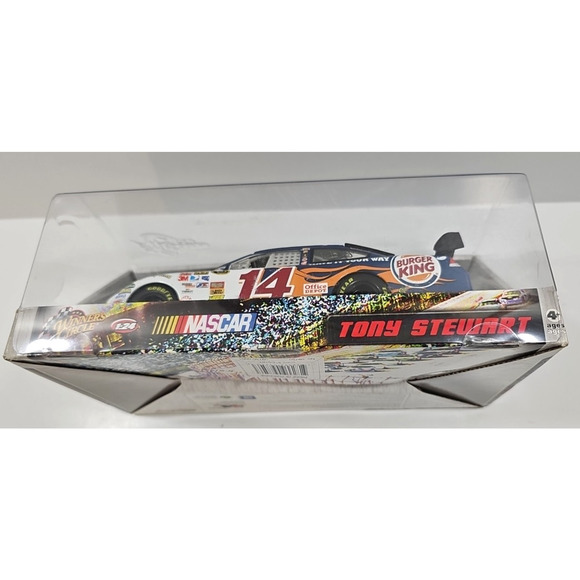 Burger King 2009 Tony Stewart #14 NASCAR Rev-N-Go Race Car New In Box. - Picture 5 of 10